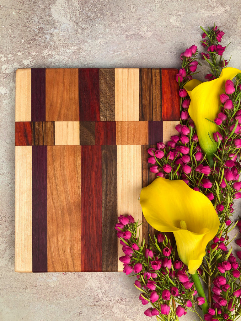 Large Exotic Wood Cutting Board by Honorable Oak